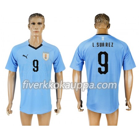 Jalkapallo Pelipaidat/Peliasut Uruguay Luis Suarez 9 Kotipelipaita World Cup 2018