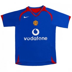 Jalkapallo Pelipaidat/Peliasut Manchester United 2005-06 Retro Vieraspelipaita