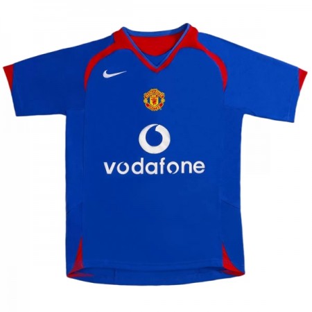 Jalkapallo Pelipaidat/Peliasut Manchester United 2005-06 Retro Vieraspelipaita