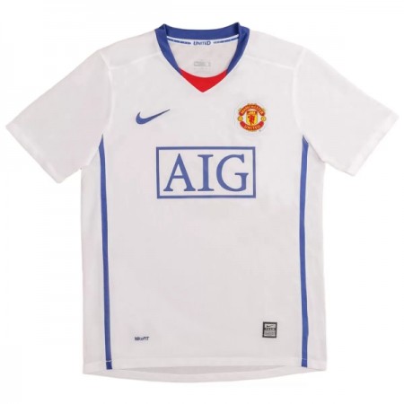 Jalkapallo Pelipaidat/Peliasut Manchester United 2008-09 Retro Vieraspelipaita