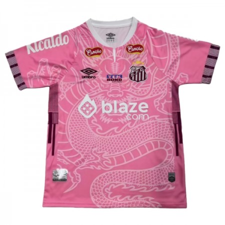 Jalkapallo Pelipaidat/Peliasut Santos FC Dragon 2025-26 Pinkki