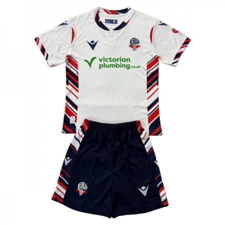Jalkapallo Pelipaidat/Peliasut Bolton Wanderers Lasten Kotipelipaita 2025-26