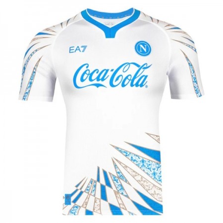 Jalkapallo Pelipaidat/Peliasut SSC Napoli Pre-Match 2025-26 Valkoinen