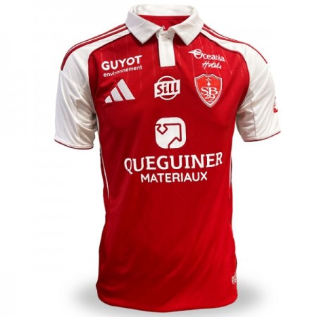 Jalkapallo Pelipaidat/Peliasut Stade Brestois Kotipelipaita 2025-26
