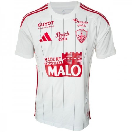 Jalkapallo Pelipaidat/Peliasut Stade Brestois Vieraspelipaita 2025-26