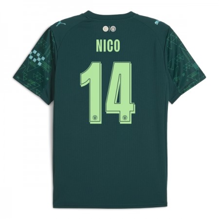 Jalkapallo Pelipaidat/Peliasut Manchester City Nico 14 EA Sport Neljäspelipaita 2025-26