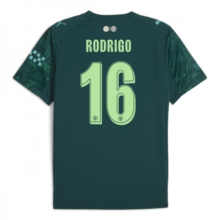 Jalkapallo Pelipaidat/Peliasut Manchester City Rodrigo 16 EA Sport Neljäspelipaita 2025-26
