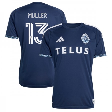 Jalkapallo Pelipaidat/Peliasut Vancouver Whitecaps Muller 13 Vieraspelipaita 2026