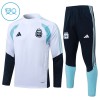 Lasten Argentiina Training Huppari 2026-27 Valkoinen 1/4-Zip