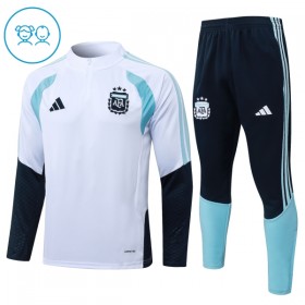 Lasten Argentiina Training Huppari 2026-27 Valkoinen 1/4-Zip