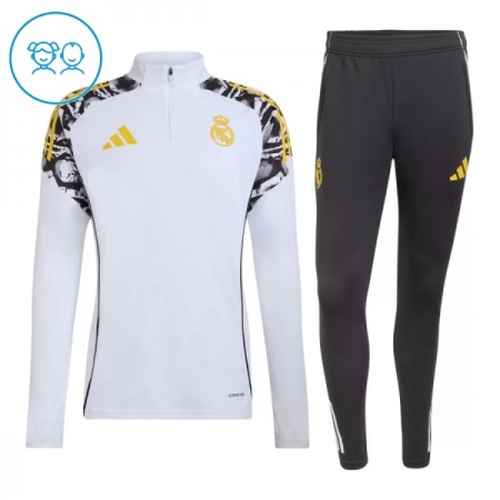 Lasten Real Madrid Training Huppari 2026-27 Valkoinen 1/4-Zip