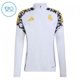 Lasten Real Madrid Training Huppari 2026-27 Valkoinen 1/4-Zip