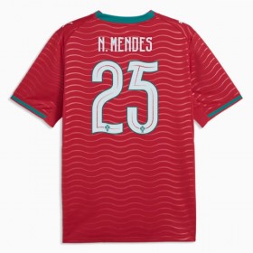 Jalkapallo Pelipaidat/Peliasut Portugali Nuno Mendes 25 Kotipelipaita Mm-Kisat 2026