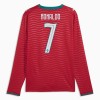 Jalkapallo Pelipaidat/Peliasut Portugali Ronaldo 7 Kotipelipaita Mm-Kisat 2026 Pitkähihainen
