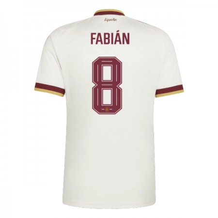 Jalkapallo Pelipaidat/Peliasut Espanja Fabian 8 Vieraspelipaita Mm-Kisat 2026