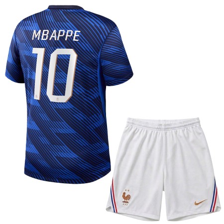 Jalkapallo Pelipaidat/Peliasut Ranska Mbappé 10 Lasten Kotipelipaita Mm-Kisat 2026