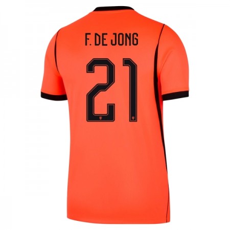 Jalkapallo Pelipaidat/Peliasut Alankomaat Frenkie de Jong 21 Kotipelipaita Mm-Kisat 2026