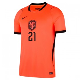 Jalkapallo Pelipaidat/Peliasut Alankomaat Frenkie de Jong 21 Lasten Kotipelipaita Mm-Kisat 2026