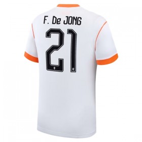 Jalkapallo Pelipaidat/Peliasut Alankomaat Frenkie de Jong 21 Vieraspelipaita Mm-Kisat 2026