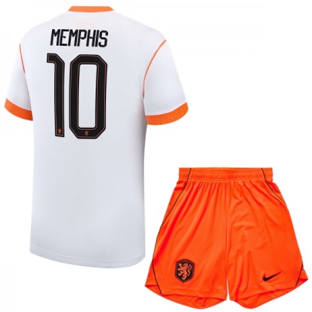 Jalkapallo Pelipaidat/Peliasut Alankomaat Memphis 10 Lasten Vieraspelipaita Mm-Kisat 2026