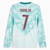 Jalkapallo Pelipaidat/Peliasut Portugali Ronaldo 7 Vieraspelipaita Mm-Kisat 2026 Pitkähihainen