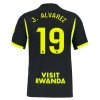 Jalkapallo Pelipaidat/Peliasut Atlético Madrid J. Alvarez 19 Lasten Vieraspelipaita 2026-27