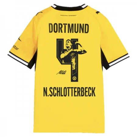 Jalkapallo Pelipaidat/Peliasut Borussia Dortmund N. Schlotterbeck 4 Kotipelipaita 2026-27