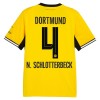 Jalkapallo Pelipaidat/Peliasut Borussia Dortmund N. Schlotterbeck 4 Kotipelipaita 2026-27 Jalkapallo Pelipaidat/Peliasut Borussia Dortmund N. Schlotterbeck 4 Kotipelipaita 2026-27