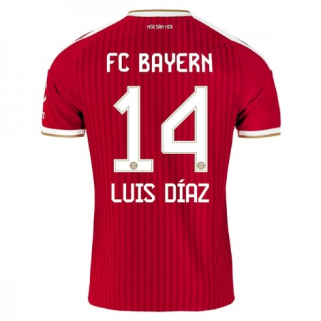 Jalkapallo Pelipaidat/Peliasut FC Bayern München Luis Diaz 14 Kotipelipaita 2026-27