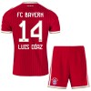 Jalkapallo Pelipaidat/Peliasut FC Bayern München Luis Diaz 14 Lasten Kotipelipaita 2026-27