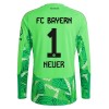 Jalkapallo Pelipaidat/Peliasut FC Bayern München Neuer 1 Maalivahti Kotipelipaita 2026-27 Pitkähihainen