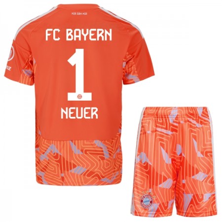 Jalkapallo Pelipaidat/Peliasut FC Bayern München Neuer 1 Maalivahti Lasten Vieraspelipaita 2026-27 Jalkapallo Pelipaidat/Peliasut FC Bayern München Neuer 1 Maalivahti Lasten Vieraspelipaita 2026-27