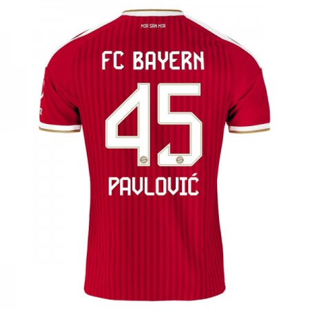 Jalkapallo Pelipaidat/Peliasut FC Bayern München Pavlovic 45 Kotipelipaita 2026-27