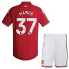 Jalkapallo Pelipaidat/Peliasut Manchester United Mainoo 37 Lasten Kotipelipaita 2026-27 Jalkapallo Pelipaidat/Peliasut Manchester United Mainoo 37 Lasten Kotipelipaita 2026-27