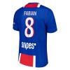 Jalkapallo Pelipaidat/Peliasut Paris Saint-Germain Fabian 8 Lasten Kotipelipaita 2026-27