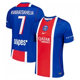 Jalkapallo Pelipaidat/Peliasut Paris Saint-Germain Kvaratskhelia 7 Kotipelipaita 2026-27
