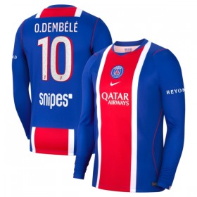 Jalkapallo Pelipaidat/Peliasut Paris Saint-Germain O. Dembele 10 Kotipelipaita 2026-27 Pitkähihainen