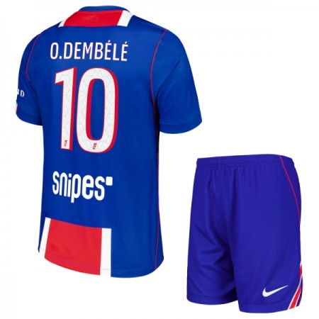 Jalkapallo Pelipaidat/Peliasut Paris Saint-Germain O. Dembele 10 Lasten Kotipelipaita 2026-27