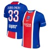 Jalkapallo Pelipaidat/Peliasut Paris Saint-Germain Zaire Emery 33 Kotipelipaita 2026-27