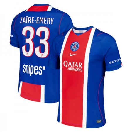 Jalkapallo Pelipaidat/Peliasut Paris Saint-Germain Zaire Emery 33 Kotipelipaita 2026-27