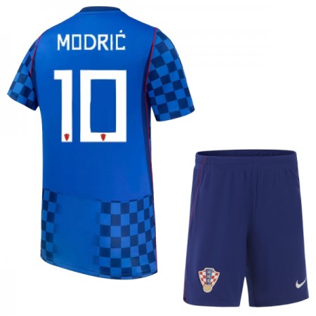 Jalkapallo Pelipaidat/Peliasut Kroatia Modrić 10 Lasten Vieraspelipaita Mm-Kisat 2026 Jalkapallo Pelipaidat/Peliasut Kroatia Modrić 10 Lasten Vieraspelipaita Mm-Kisat 2026