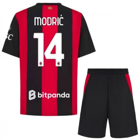 Jalkapallo Pelipaidat/Peliasut AC Milan Modrić 14 Lasten Kotipelipaita 2026-27 Jalkapallo Pelipaidat/Peliasut AC Milan Modrić 14 Lasten Kotipelipaita 2026-27