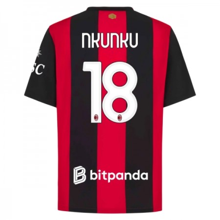 Jalkapallo Pelipaidat/Peliasut AC Milan Nkunku 18 Kotipelipaita 2026-27 Jalkapallo Pelipaidat/Peliasut AC Milan Nkunku 18 Kotipelipaita 2026-27