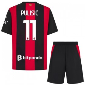Jalkapallo Pelipaidat/Peliasut AC Milan Pulisic 11 Lasten Kotipelipaita 2026-27