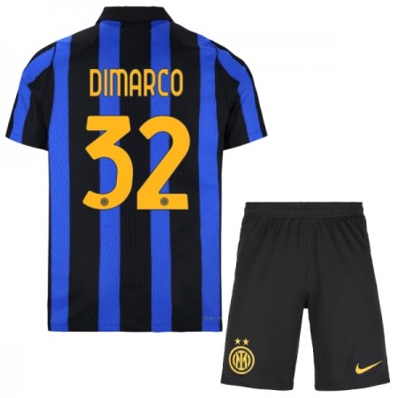 Jalkapallo Pelipaidat/Peliasut Inter Milan Dimarco 32 Lasten Kotipelipaita 2026-27