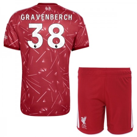Jalkapallo Pelipaidat/Peliasut Liverpool Gravenberch 38 Lasten Kotipelipaita 2026-27