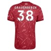 Jalkapallo Pelipaidat/Peliasut Liverpool Gravenberch 38 Lasten Kotipelipaita 2026-27