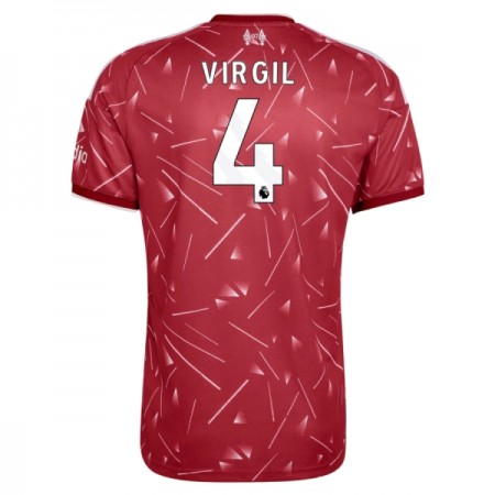 Jalkapallo Pelipaidat/Peliasut Liverpool Virgil 4 Kotipelipaita 2026-27
