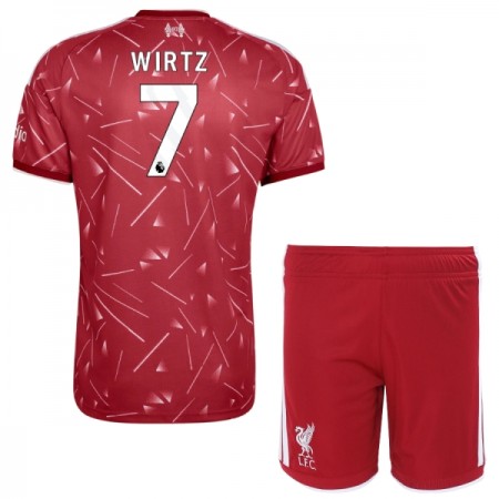 Jalkapallo Pelipaidat/Peliasut Liverpool Wirtz 7 Lasten Kotipelipaita 2026-27