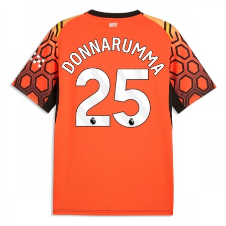 Jalkapallo Pelipaidat/Peliasut Manchester City Donnarumma 25 Maalivahti Kolmaspelipaita 2026-27 Oranssi
